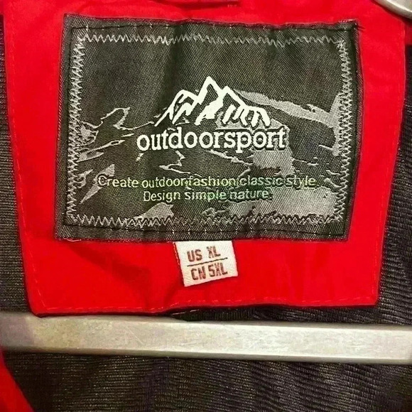Outdoor Sport Red Jacket Size XL - Picture 4 of 4
